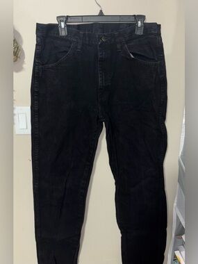 Rustler Black High-Rise Straight-Leg Jeans